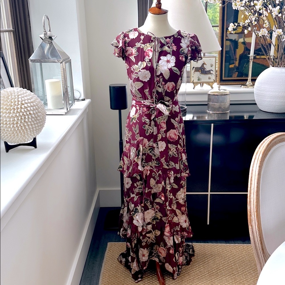 Alice and Olivia Jenny Flutter Dress Size 6